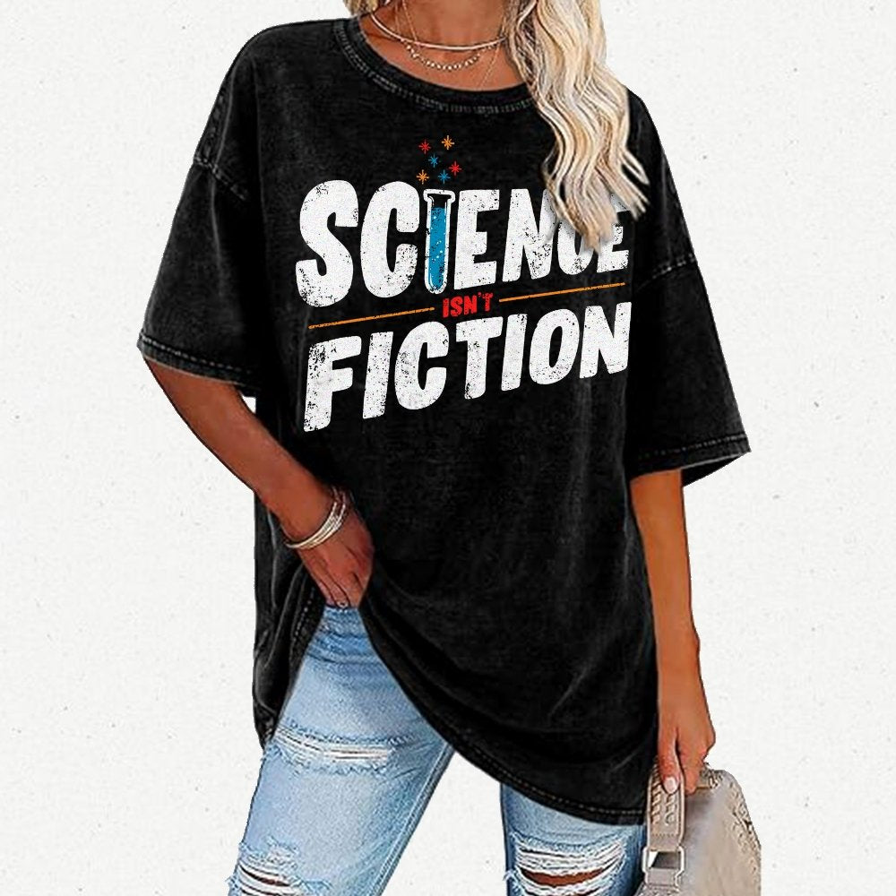 Science Isn’t Fiction Vintage Distressed T-shirt