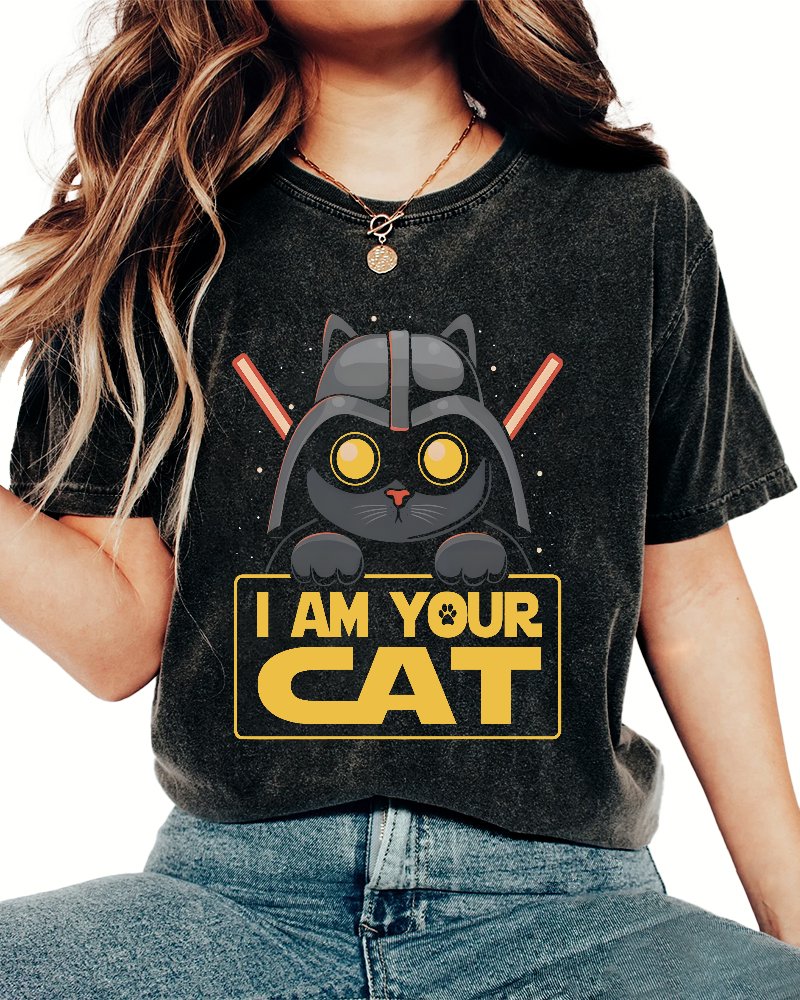 I Am Your CAT Vintage Distressed T-shirt