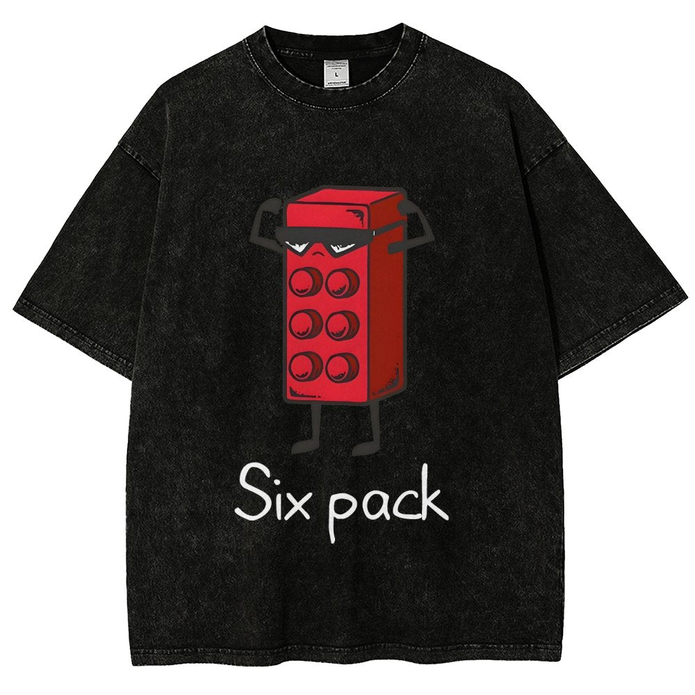 Six Pack Vintage Distressed T-shirt