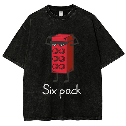Six Pack Vintage Distressed T-shirt