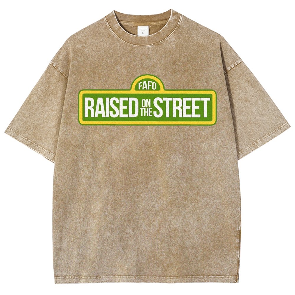 Raised On The Street Buy Now Vintage Distressed T-shirt