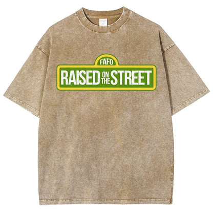 Raised On The Street Buy Now Vintage Distressed T-shirt