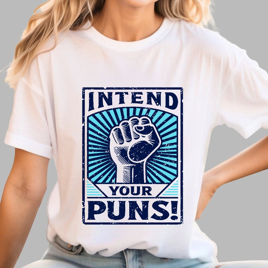 Intend Your Puns Geek T-Shirt