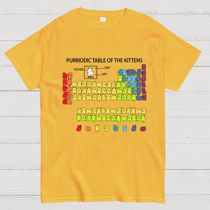 Purriodic Table of the Kittens Geek T-Shirt