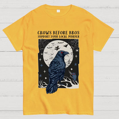 Crows Before Bros Unisex Geek T-Shirt