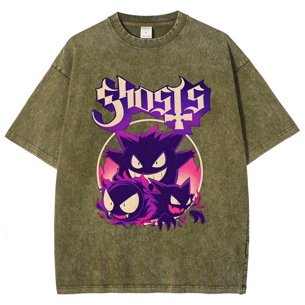 Haunted Ghosts Vintage Distressed T-shirt