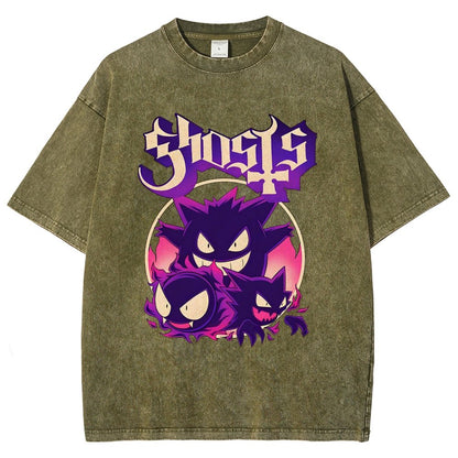 Haunted Ghosts Vintage Distressed T-shirt