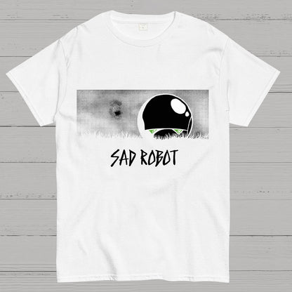 Sad Robot Geek T-Shirt
