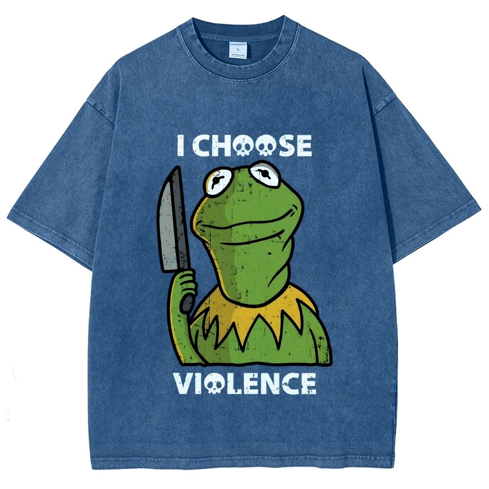 I Choose Violence Vintage Distressed T-shirt