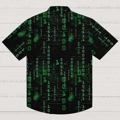 Binary Computer 1s and 0s Geeky Short Sleeve Shirt Geeky Shirt