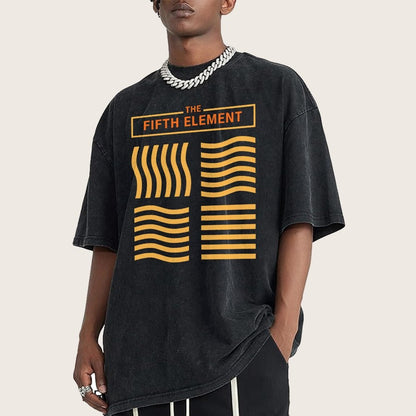 Elemental Stones Nerd Vintage Distressed T-shirt