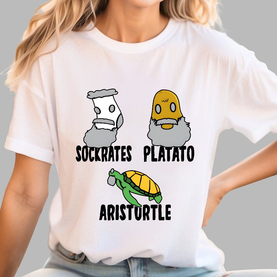 SOCKRATES PLATATO ARISTURTLE Geek T-Shirt