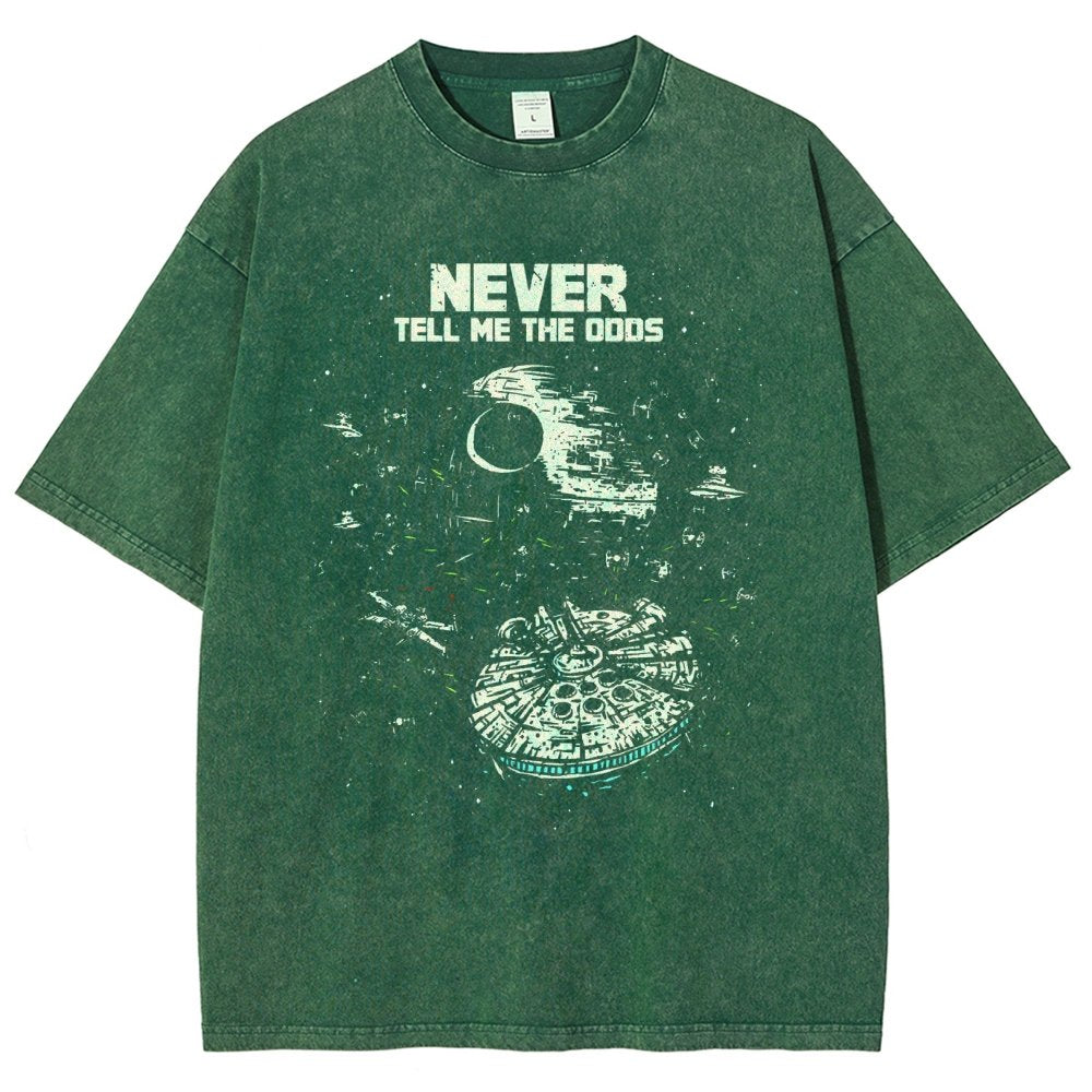 Never tell me the odds  Vintage Distressed T-shirt