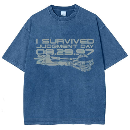 Judgment Day Survivor Vintage Distressed T-shirt
