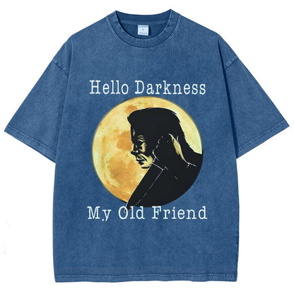 Hello Darkness My Old Friend Vintage Distressed T-shirt