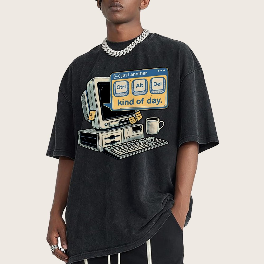 Just Another day Vintage Distressed T-shirt