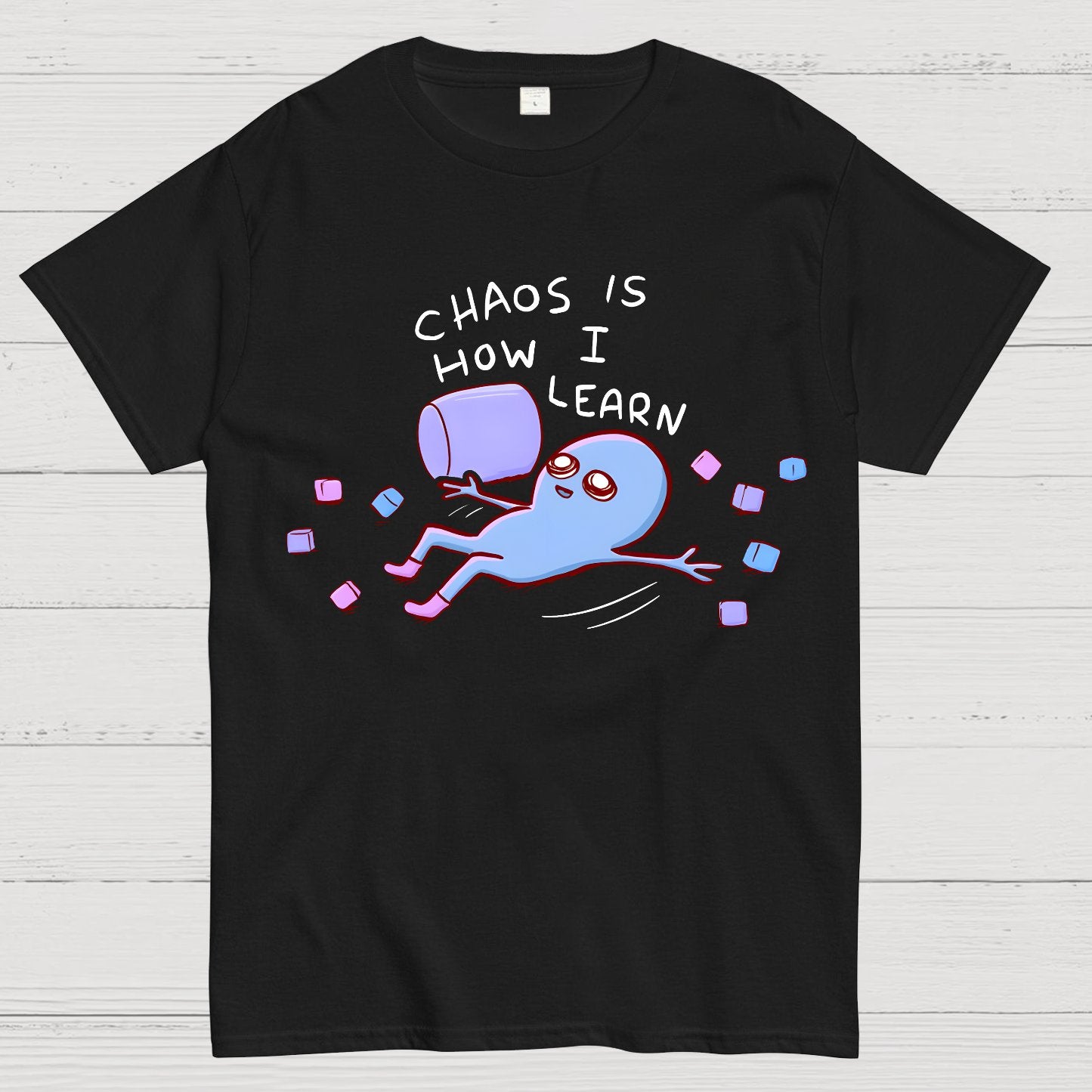 Strange Planet Chaos Is How I Learn Geek T-Shirt