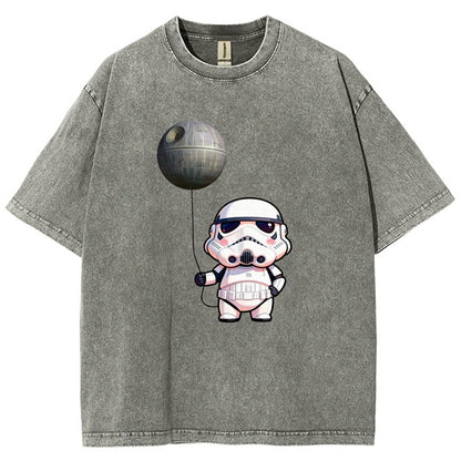 Soldiers playing with balloons Vintage Distressed T-shirt
