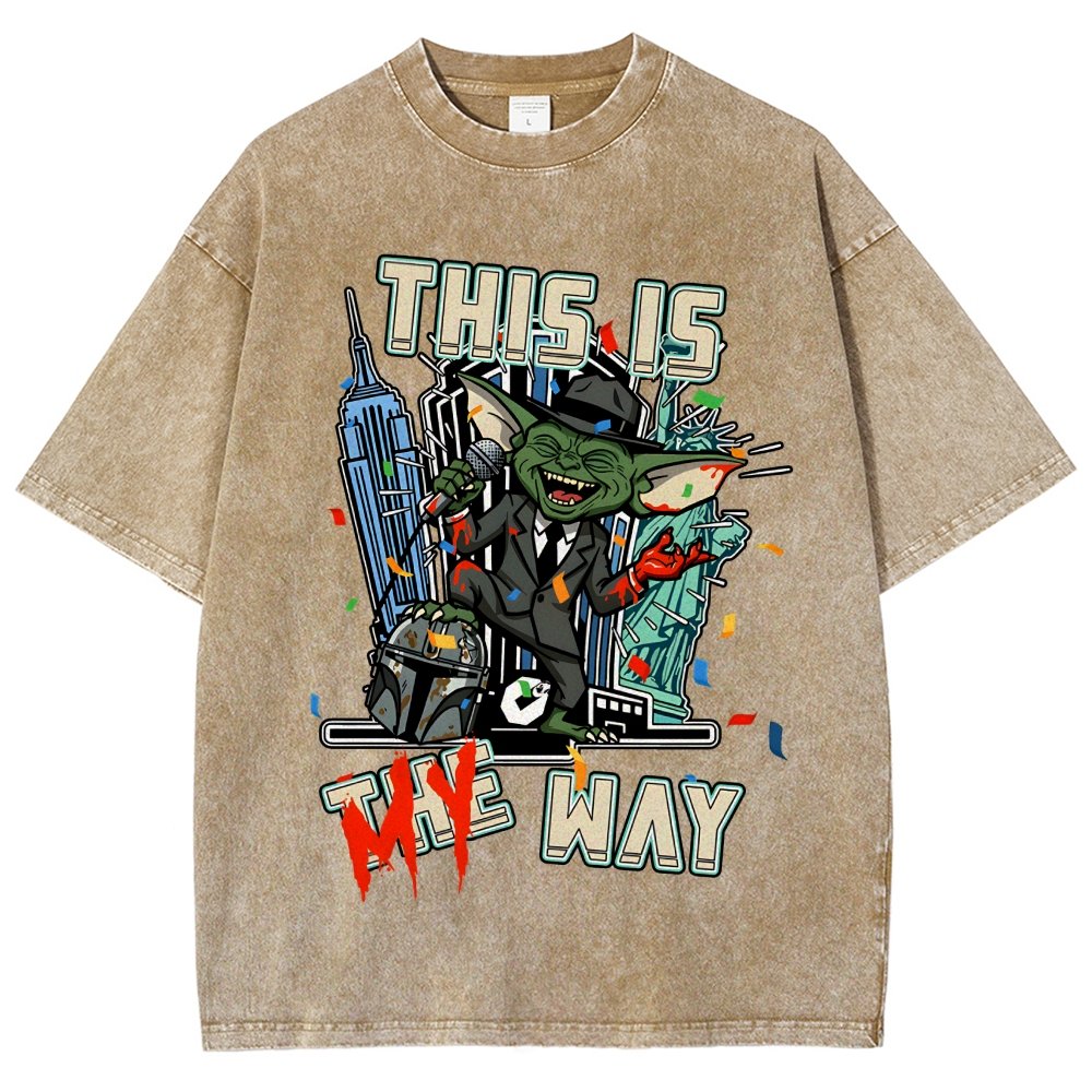 My WAY Vintage Distressed T-shirt