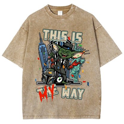 My WAY Vintage Distressed T-shirt