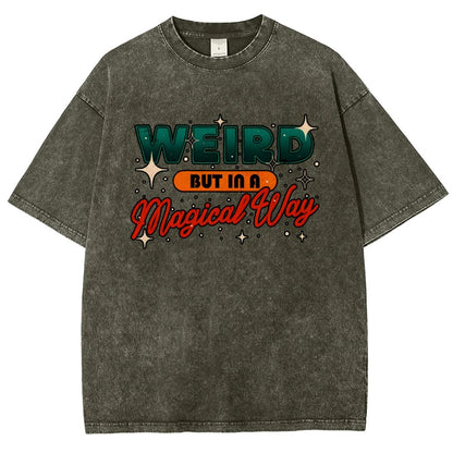 Weird But In A Magical Way Vintage Distressed T-shirt