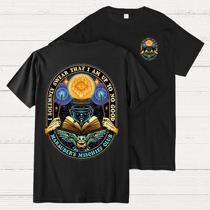 Mischief Club Front And Back Printing Geek T-Shirt