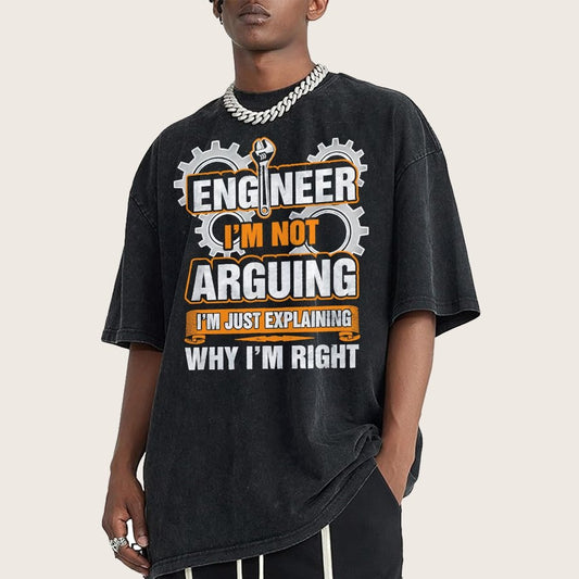 I'm Not Arguing Im Just Explaining Why I Am Right Vintage Distressed T-shirt