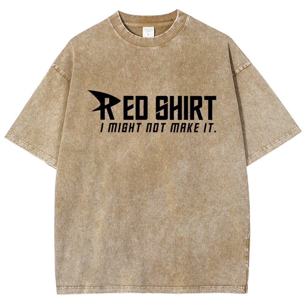 Red Shirt Vintage Distressed T-shirt