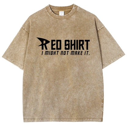 Red Shirt Vintage Distressed T-shirt