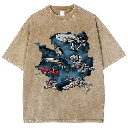 Ultimate Space Fleet Vintage Distressed T-shirt