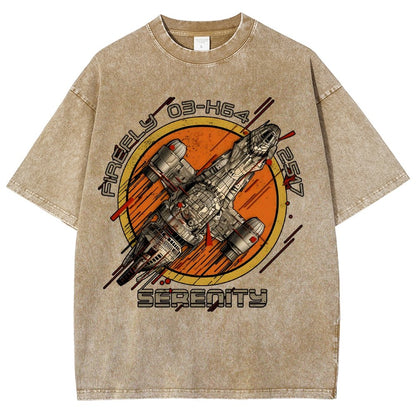 Space Explorer Vintage Distressed T-shirt