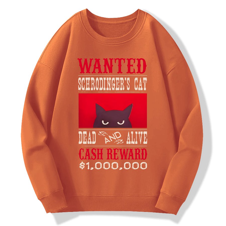 Schrodinger's Cat Geek Cotton Sweatshirt