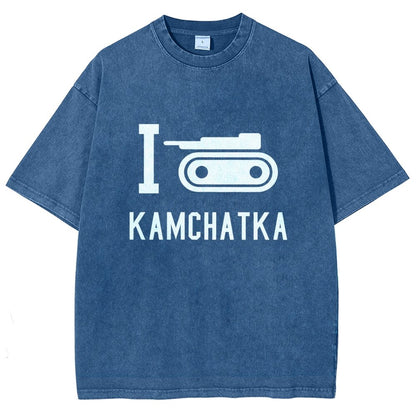 I Love Kamchatka Vintage Distressed T-shirt
