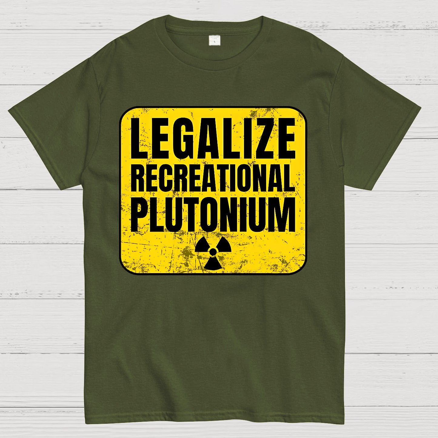 Legalize Recreational Plutonium Active Geek T-Shirt
