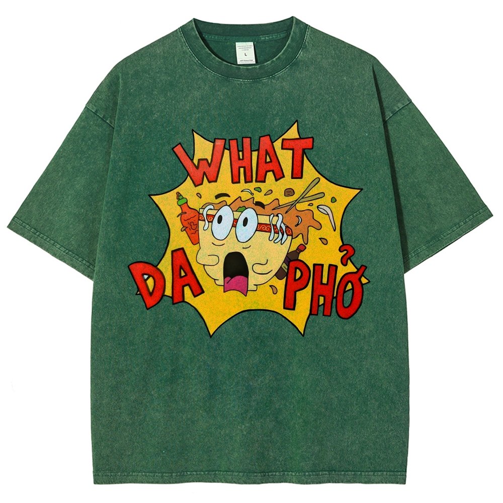 What Da Pho?Vintage Distressed T-shirt