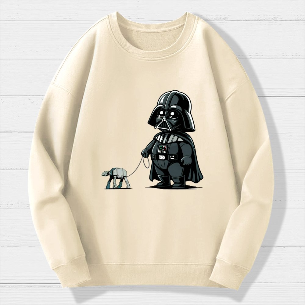 Walking The Mechanical Robot Dog Geek Cotton Sweatshirt