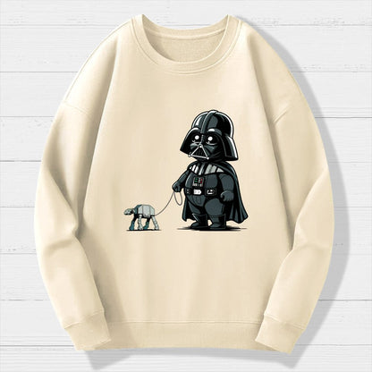 Walking The Mechanical Robot Dog Geek Cotton Sweatshirt