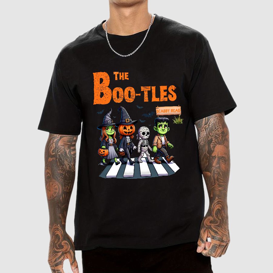 The Boo-tles Halloween Geeky T-Shirt