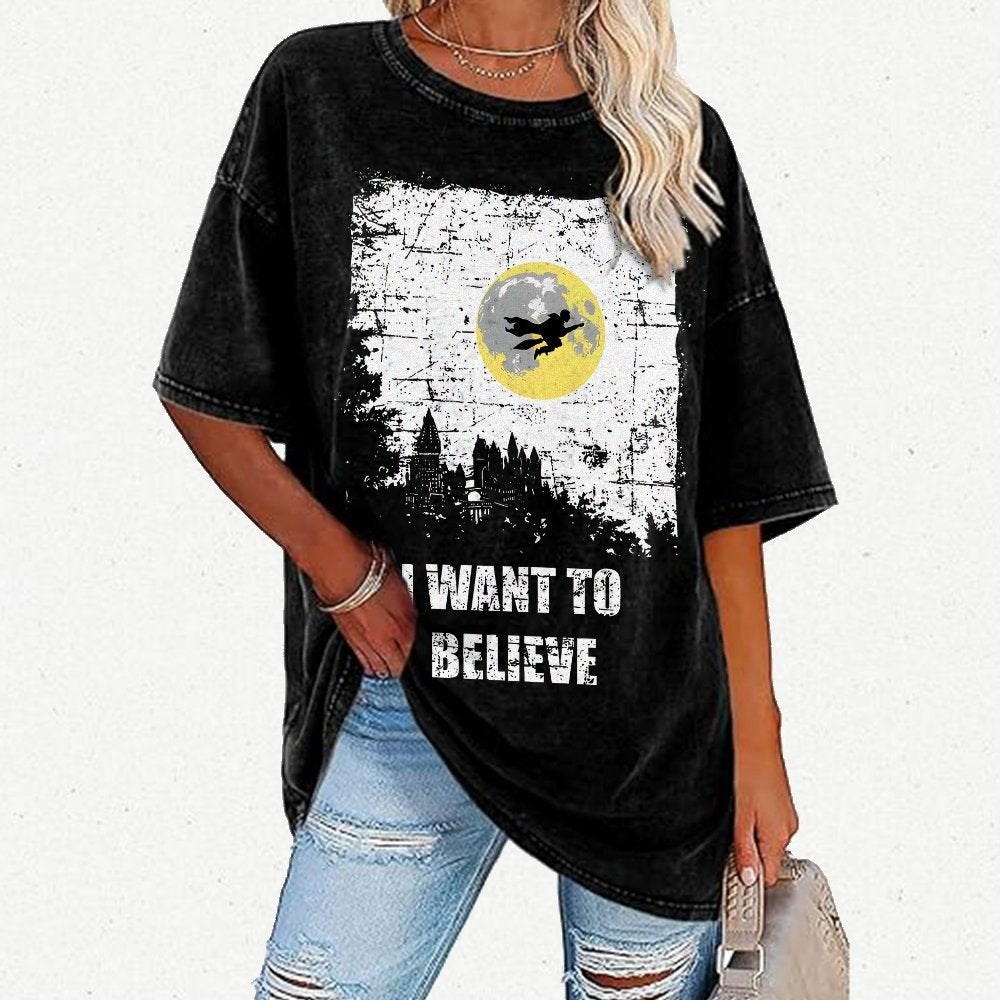 Believe Vintage Distressed T-shirt