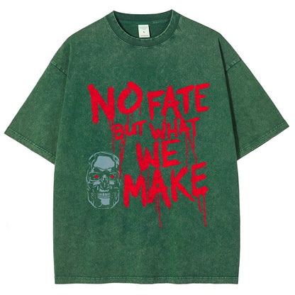 No Fate! Vintage Distressed T-shirt