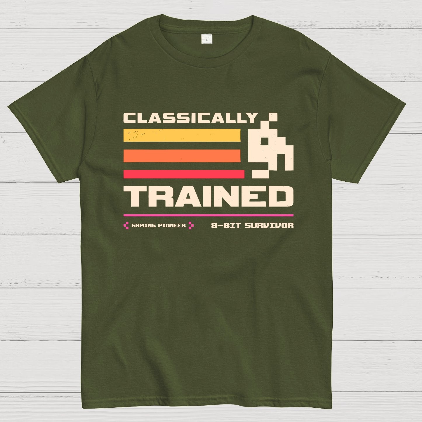 Classically Trained for Retro Gamers Geek T-Shirt