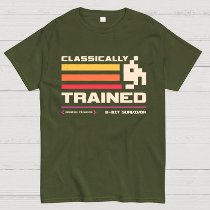 Classically Trained for Retro Gamers Geek T-Shirt