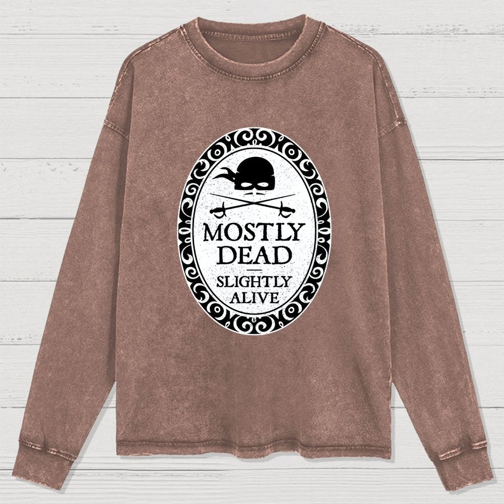 Mostly Dead Washed Long Sleeve Tee