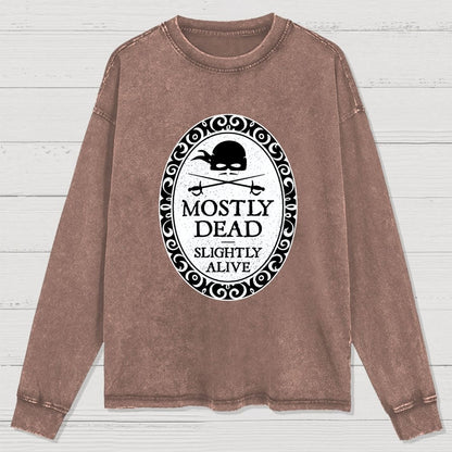 Mostly Dead Washed Long Sleeve Tee