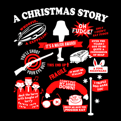 Christmas Story Quotes Geek T-Shirt