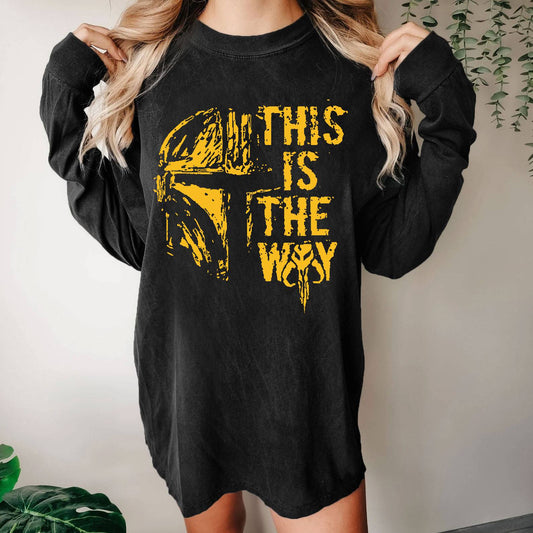 This Is The Style Washed Long Sleeve Tee