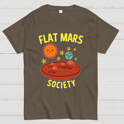 Flat Mars Society Nerdy T-Shirt