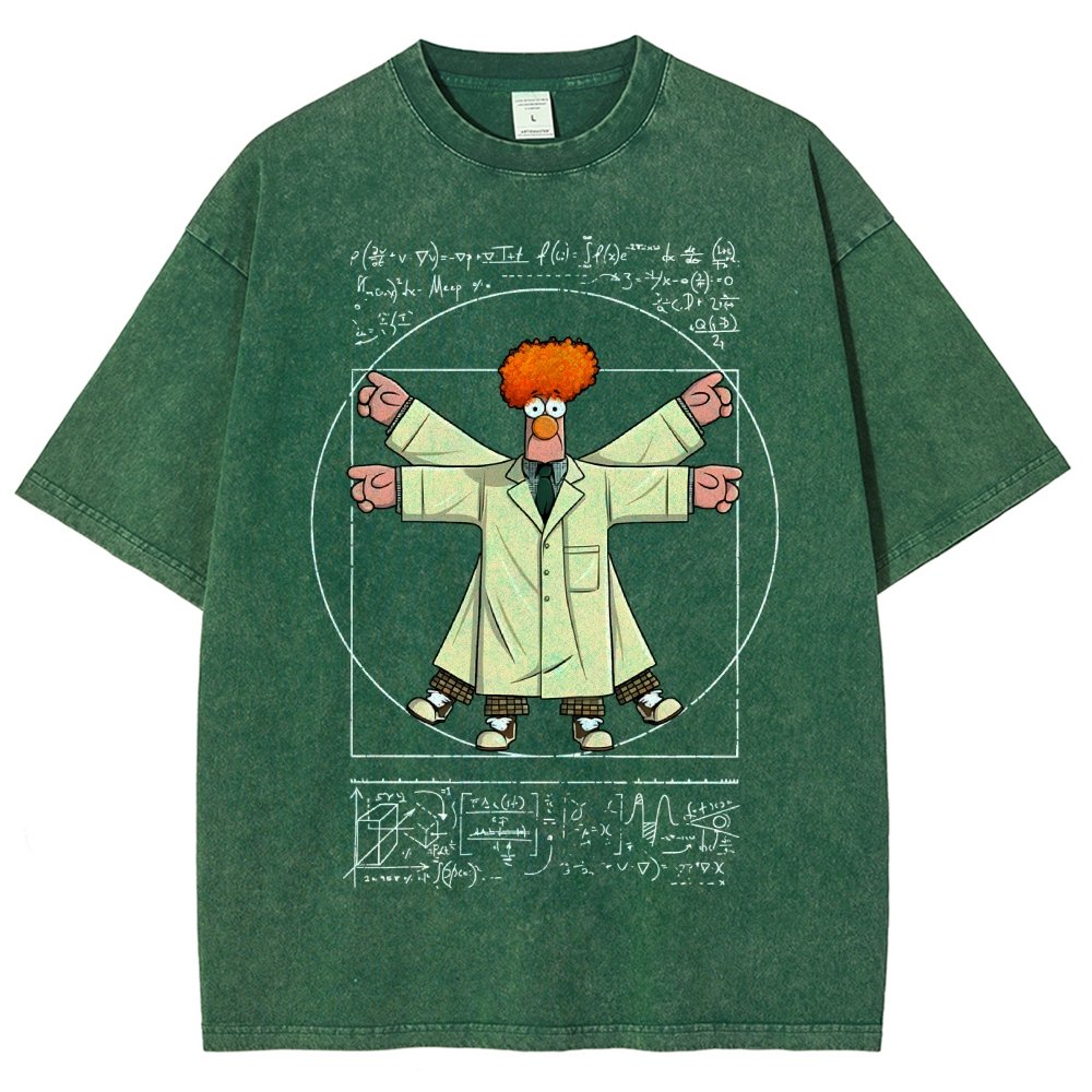 Vitruvian Puppet Vintage Distressed T-shirt