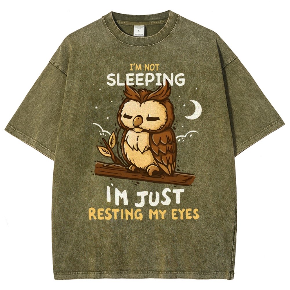 Just Resting My Eyes Vintage Distressed T-shirt