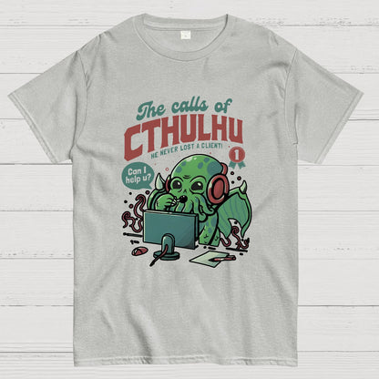 Cthulhu Customer Service Geek T-Shirt